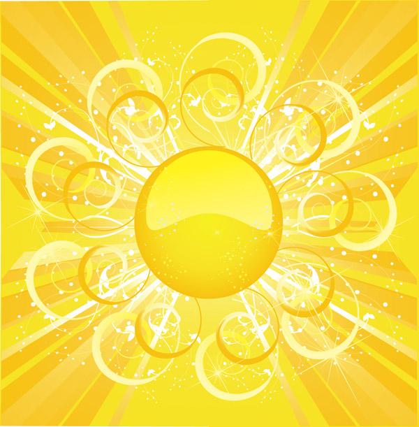 free vector Sun sun background vector 3